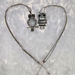 Two Owl Pendants